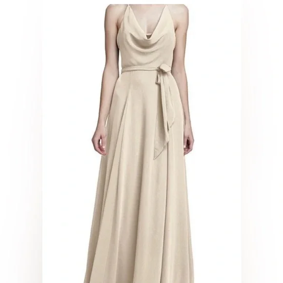 Amsale Dresses | Amsale Daryn Bridesmaid Dress In Fawn/Taupe | Color: Cream/Tan | Size: 10 | Pm-84108806's Closet Amsale Dresses | Amsale Daryn Bridesmaid Dress In Fawn/Taupe | Color: Cream/Tan | Size: 10 | Pm-84108806's Closet